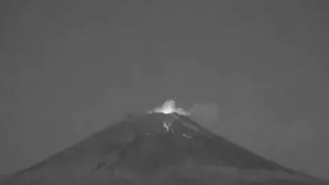 VIDEO EXplosión del Volcán Popocatépetl hoy 31 de enero