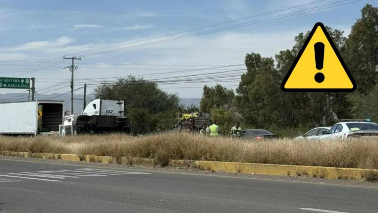 Accidente en Aguascalientes ¿Qué está pasando en la Carretera 25 hoy 23 de octubre y por qué hay tráfico