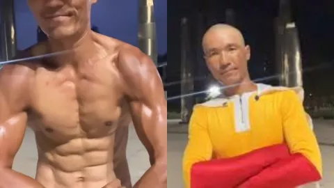 Un hombre se entrenó como Saitama de One Punch Man y su transformación es impresionante
