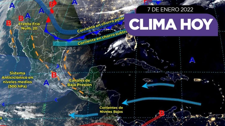 clima México 7 de enero