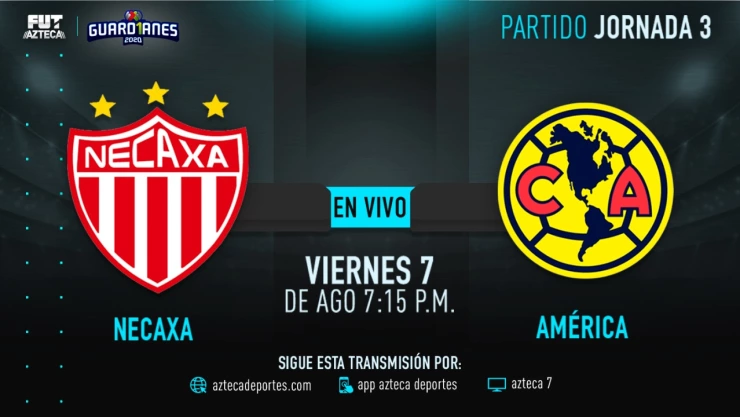 EN VIVO: Necaxa vs América en Guardianes 2020