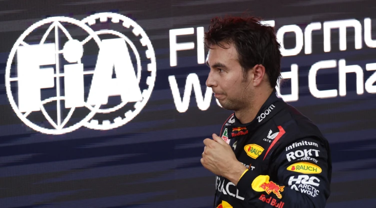 Checo Pérez en el Gran Premio de España