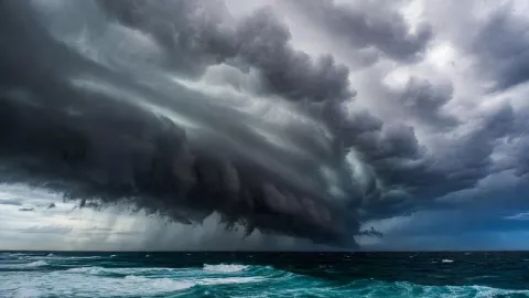 Las costas veracruzanas podrían experimentar un evento de norte moderado y lluvias por la tormenta negra este fin de semana