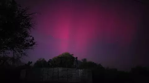 Primera Aurora Boreal vista en Ciudad Obregón, México