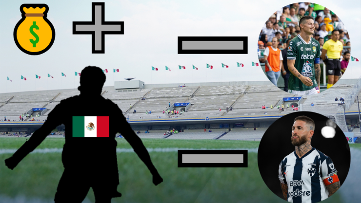 Es mexicano, lleva 3 goles en el Apertura 2025 y hoy vale más que James Rodríguez y Sergio Ramos juntos