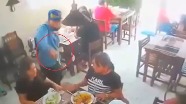 VIDEO: Captan asalto a mano armada en restaurante de Coacalco, Edomex