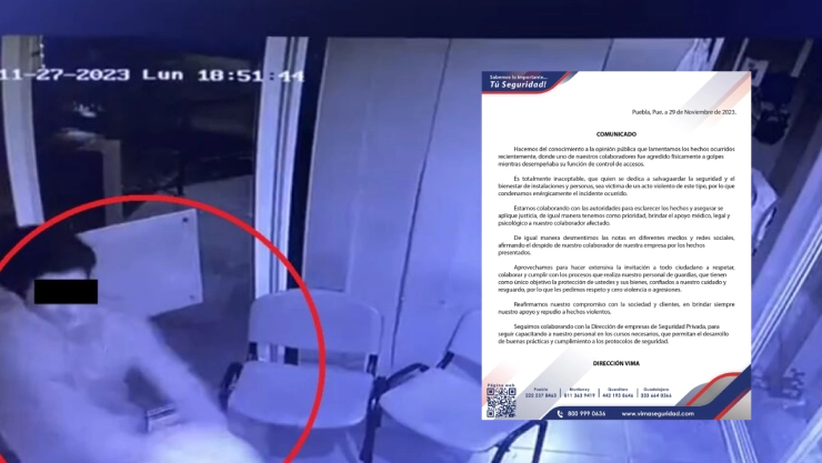 Empresa de Seguridad Privada desmiente despido de elemento agredido en Lomas de Angelópolis
