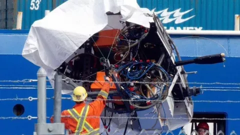 Restos del submarino Titan