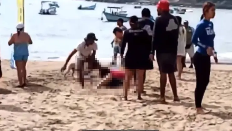 VIDEO: Mujer muere tras ser atacada por un tiburón en Jalisco