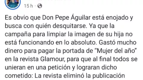 Influencer amenazas Pepe Aguilar