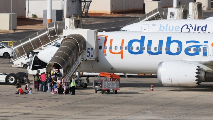 Avión de Flydubai