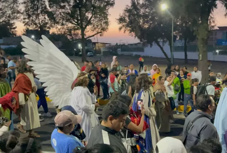 Calles cerradas en Iztapalapa por la representación de la Pasión de Cristo