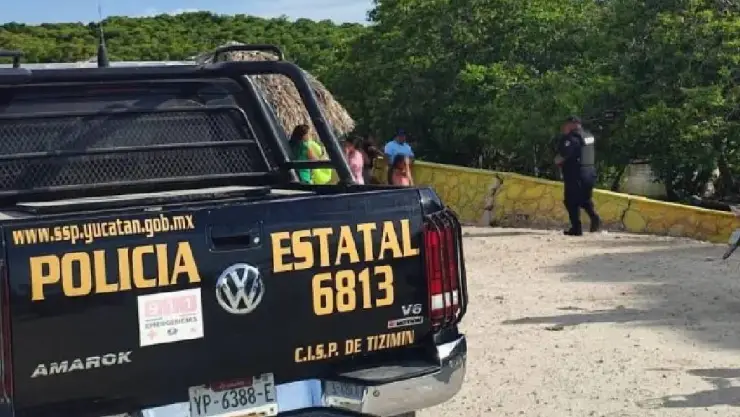 Enorme cocodrilo de 5 metros aparece en balneario en Yucatán; genera momentos de pánico