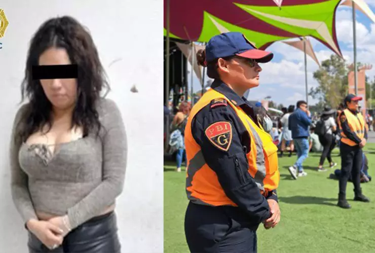 Policías de CDMX detienen a mujer acusada de robar celulares en el Vive Latino 2023