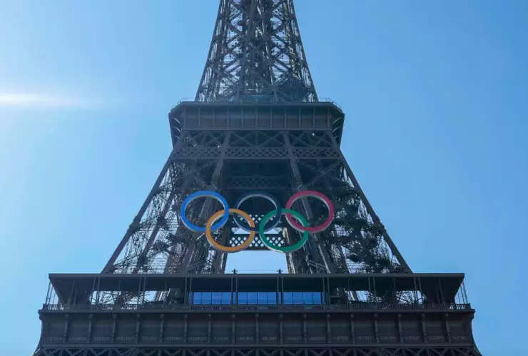 Aros Juegos Olímpicos en Torre Eiffel 2024