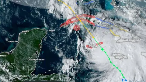 Esta es la ubicación EXACTA de la Tormenta Tropical Rafael y los 19 municipios de Yucatán que serían más afectados