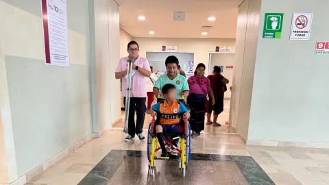niño pierde la pierna por mordida