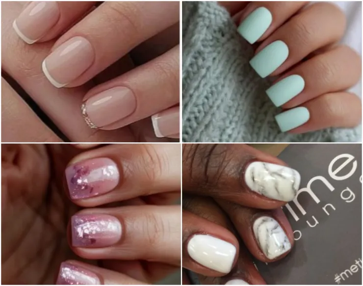 uñas cuadradas diseños