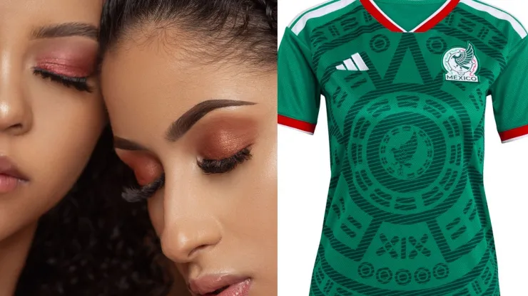 Jersey de la Selección Mexicana de color verde ¿Cómo maquillar los ojos para que combinen?