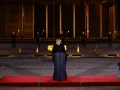Angela Merkel dio un breve discurso de depedida.