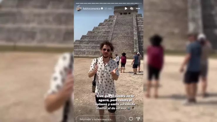 Luisito Comunica está en Chichén Itzá y presume FOTOS