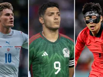 Patrick Schick, Raúl Jiménez y Heung-min Son