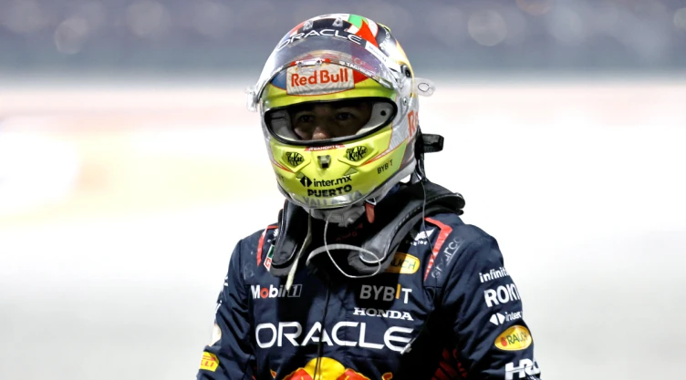 Checo Pérez en el Gran Premio de Qatar