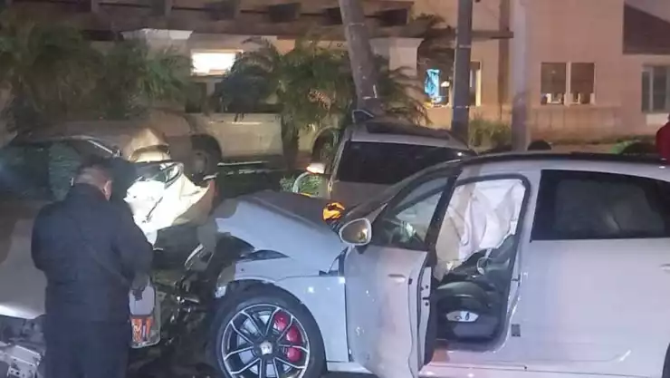 Choque múltiple en Tijuana