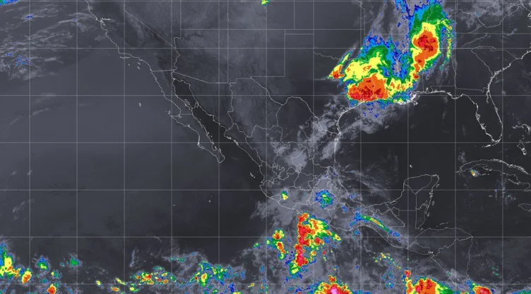 Para este lunes se pronostican lluvias intensas con tormentas eléctricas y posibles granizadas