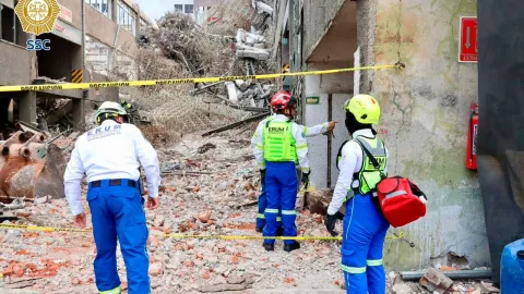 Edificio colapsado en san antonio abad