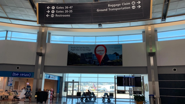Aeropuerto de San Diego, en California