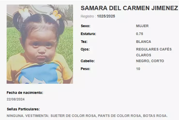 SAMARA DEL CARMEN JIMENEZ PEREZ