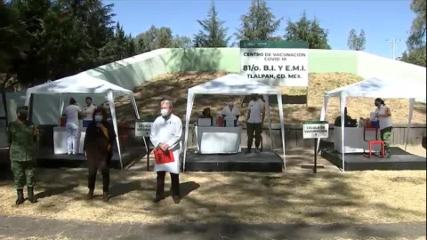 Reinicia vacunación contra la COVID19 en el 81 Batallón de Infantería de la Sedena