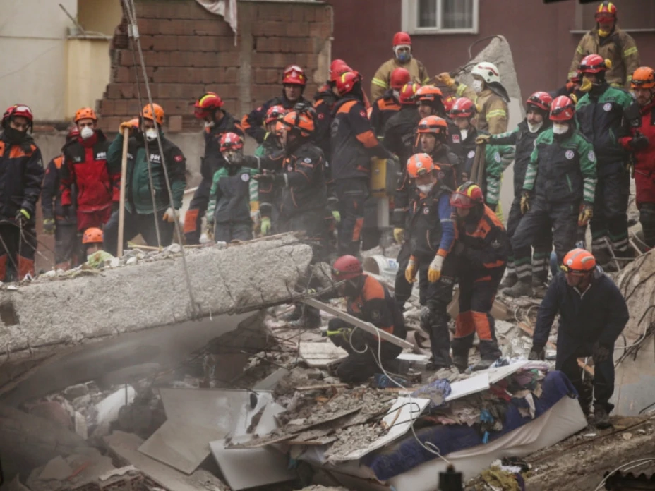 Turquía, colapso edificio