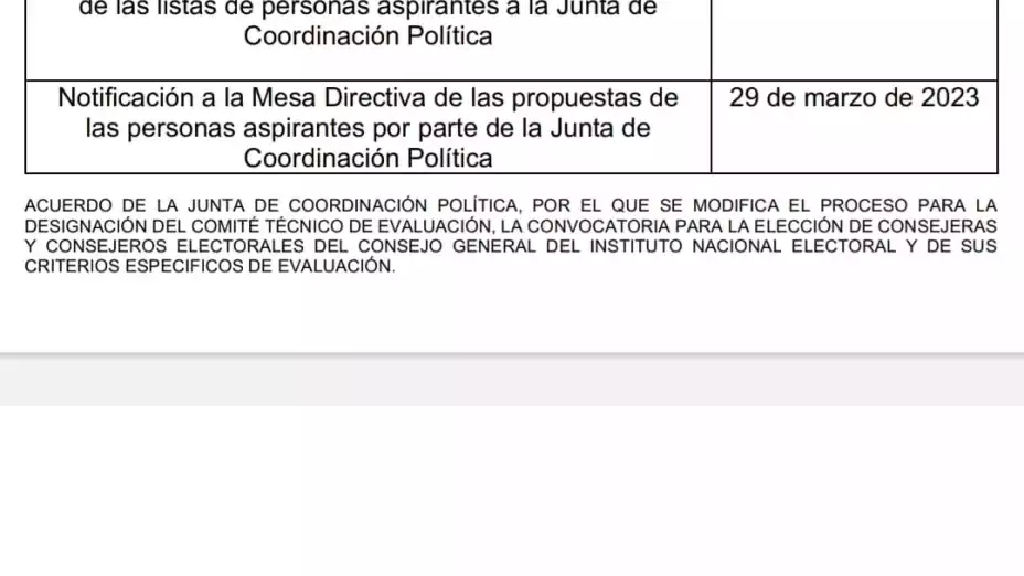 Convocatoria INE 2