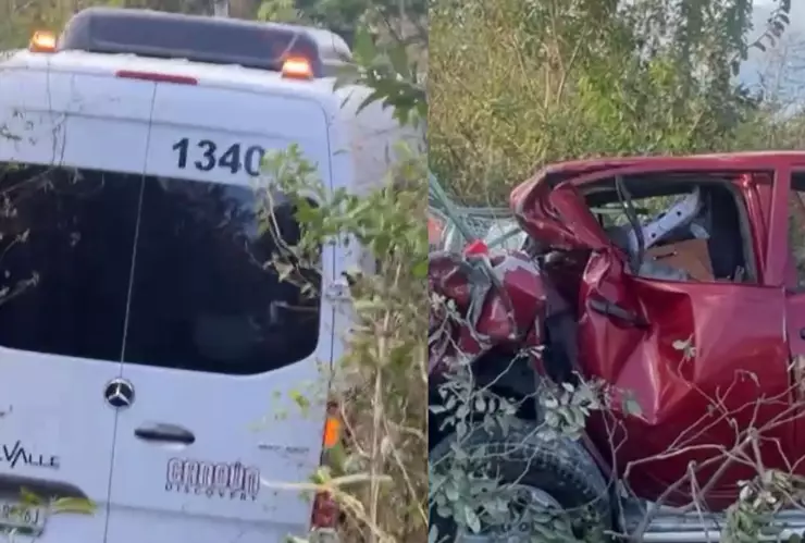 ¡Precaución! Fuerte accidente en la carretera Puerto Morelos- Cancún genera tráfico lento HOY domingo 6 de abril