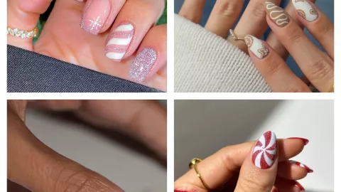 Checa estos dise&ntilde;os de u&ntilde;as para Navidad