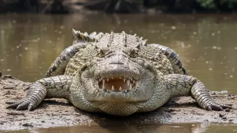 ¡Aterrador! Hallan restos humanos dentro de cocodrilo de casi 5 metros; la víctima tenía reporte de desaparición