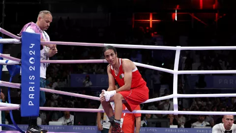 IMANE KHELIF, boxeadora en París 2024