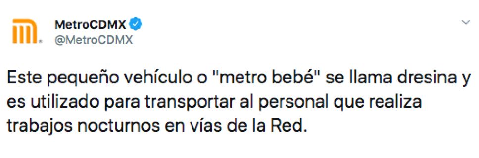 La CDMX cuenta con un “metro bebé” y para esto sirve