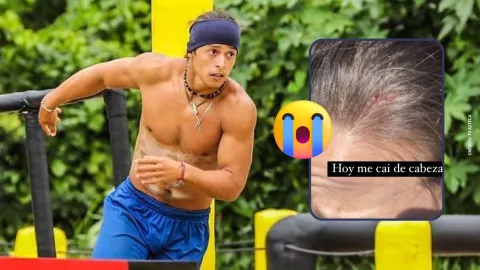 VIDEO: Ernesto Cázares sufre aparatoso accidente y se golpea la cabeza.