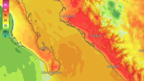 Primera ola de calor en Sinaloa en 2025