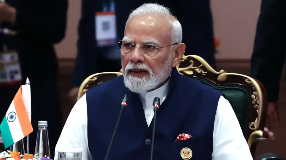 El primer ministro indio, Narendra Modi, en la cumbre BRICS.