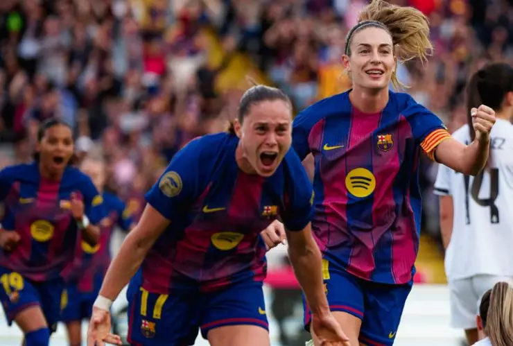 Barcelona goleó al Real Madrid en LaLiga Femenil