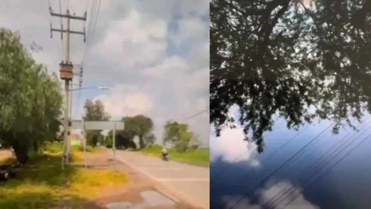 Comerciante de helados herido mientras denunciaba baches en carretera rural