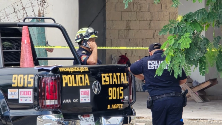 Presunto fallecido al norte de Mérida desata movilización policiaca
