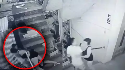 Impactante VIDEO: Mujer muere al caer al vacío y hombre resulta con heridas de gravedad en Perú