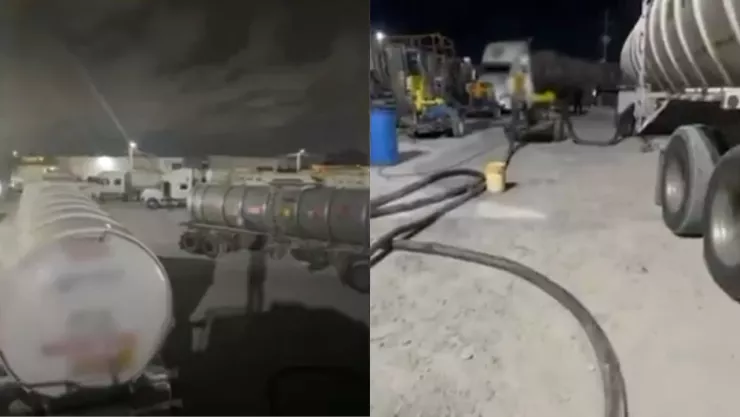 Decomisan casi 2 millones de litros de huachicol en Tamaulipas tráileres, bombas y tanques