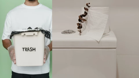 papel higienico se debe tirar bote de basura inodoro