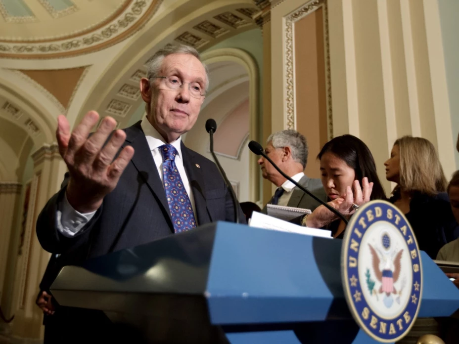 Harry Reid, líder del Senado de EUA
